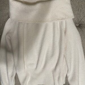 H&M Cream Cowl Neck Sweater